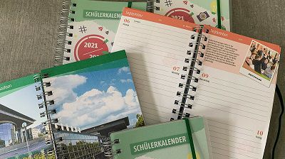 Für sächsische Schüler Schülerkalender 2023/2024 gratis