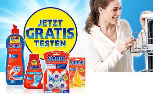 Bis zu 3 Somat Zusatzprodukte gratis ausprobieren