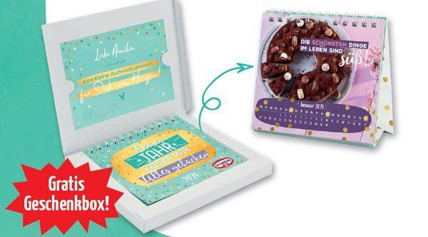 Abgelaufen! Dr.Oetker: Tischkalender für 2021 gratis abfassen