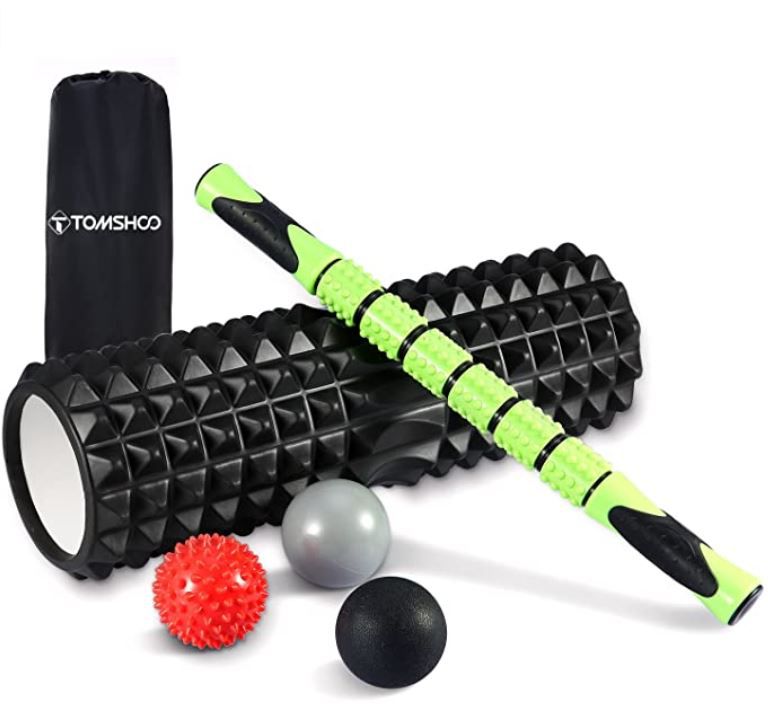 TOMSHOO Fitness Set 6 in 1 mit Massageroller, Massagebälle etc. für 21,96€ (statt 31€)