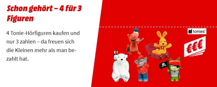 TOP! Media Markt Gutscheinheft   viele gute Angebote: z.B. 4 Tonies zum Preis von 3