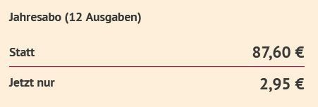 Jahresabo UNTERWASSER für direkt nur 2,95€ (statt 87,60€)