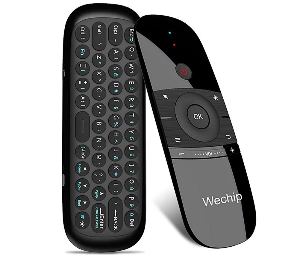 Docooler Wechip W1 TV Fernbedienung mit Tastatur für 15,99€ (statt 20€)