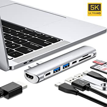 VANMASS 7in1 USB C Hub für MacBooks für 14,99€ (statt 40€)