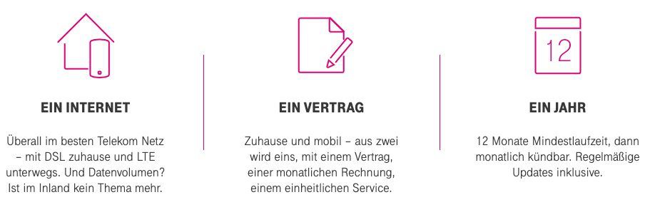 Telekom Neukunden: Telekom MagentaEINS Beta für 19,50€ mtl.   Unlimited (!) Internet zuhause + Mobilfunk