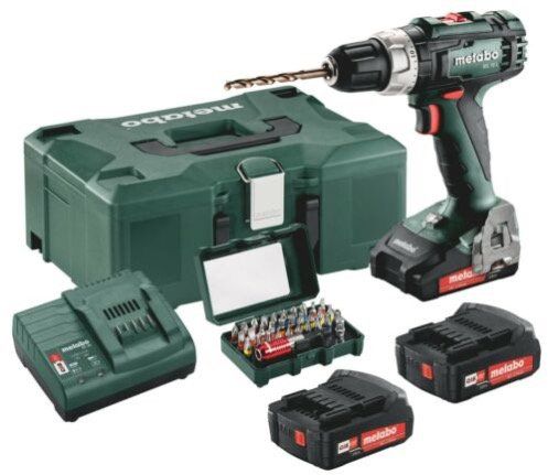 Metabo Akku Bohrschrauber BS 18 L inkl. 3x 2,0 Ah + Ladegerät mit Bit Box SP für 139,90€ (statt 179€)