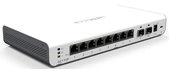 Netgear Smart Cloud Gigabit Switch (GC110P) für 55,90€ (statt 101€)