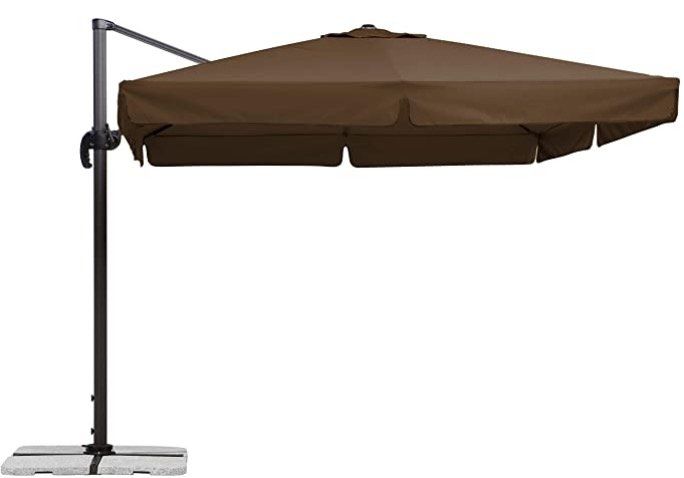 Schneider Sonnenschirm Rhodos in Mocca 300x300 cm für 209€ (statt 339€)