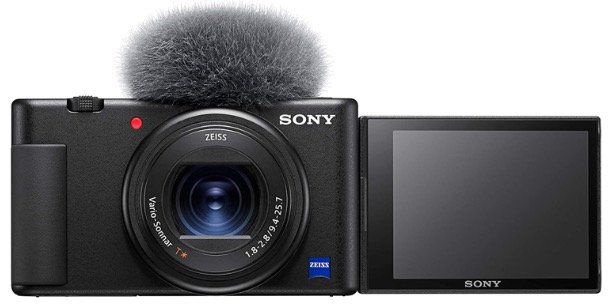 SONY Vlog Kompaktkamera ZV 1 (20,1 MP, Wi Fi, Bluetooth) inkl. Bluetooth Handgriff für 649€ (statt 706€)