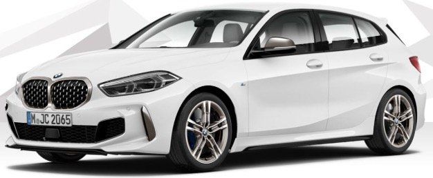 Privat  & Gewerbe: BMW M135i xDrive 305PS in Alpin Weiß für 349€ mtl.   LF 0,73