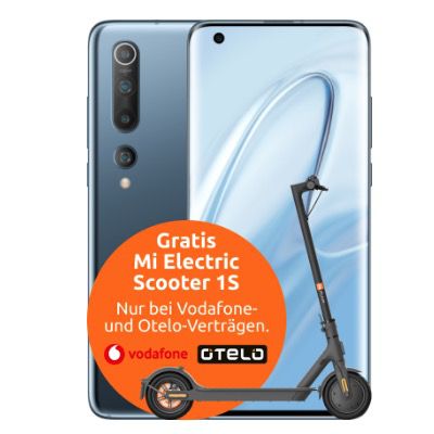 Abgelaufen! 🔥 Xiaomi Mi 10 + Scooter 1S + Mi TV Stick für 4,99€ + Vodafone Flat mit 20GB LTE für 29,99€ mtl.