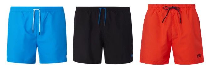 Boss Badehose mit Logo Stickerei für 27,99€ (statt 42€)   durch 30% Extra Rabatt