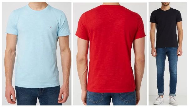 Tommy Hilfiger Sale auch Big&Tall mit 30% Extra Rabatt   z.B. T Shirt aus Bio Baumwolle für 20,99€ (statt 40€)