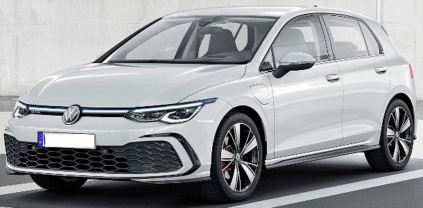 Gewerbe: VW Golf 8 GTE 1,4l eHybrid mit 245PS und DSG für 79€ mtl. netto   LF: 0,33