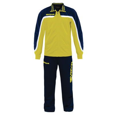 Givova Tuta Europa Full Zip Trainingsanzug in Gelb für 13,94€ (statt 20€)