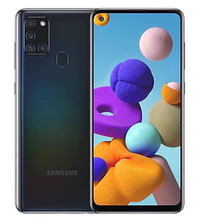 Samsung Galaxy A21s mit 32GB in Schwarz für 129€ (statt 151€)