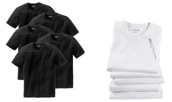 5er Pack OTTO KERN T Shirts in für 31,99€ (statt 40€) + gratis: Nordcap Rucksack mit Kühlfach
