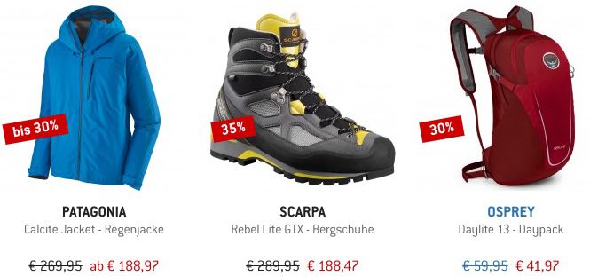 Bergfreunde Summer Sale mit bis 30% Rabatt + 15% Extra Rabatt   z.B. SCARPA Ribelle Tech 2.0 HD Bergschuhe 325€ (statt 400€)