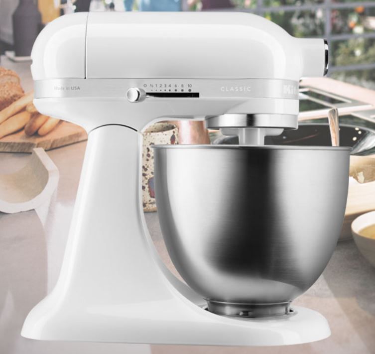 KitchenAid 5KSM3310XEWH Classic Mini Küchenmaschine für 206,10€ (statt neu 263€)   refurb.