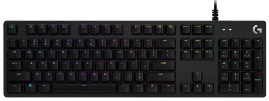 Logitech G512 Carbon mechanische RGB Gaming Tastatur für 79,99€ (statt 109€)