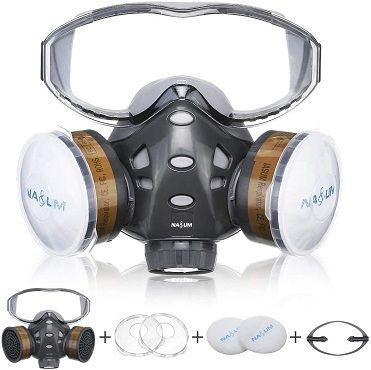 NASUM wiederverwendbare Halbmaske der Serie 8200 mit Filter für 18,84€ (statt 29€)   Prime