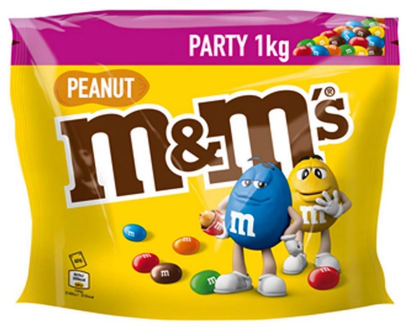 M&Ms 4 x Party Pack  (4 x 1 kg) ab 21,95€ (statt 37€)