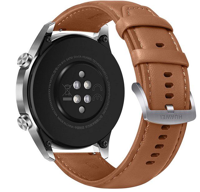 Huawei Watch GT 2 Classic 46mm Smartwatch in Braun für 99€ (statt 130€)