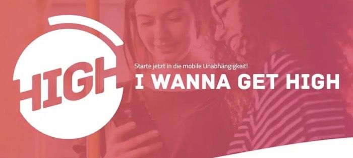 Telekom Allnet von High Mobile mit 32GB LTE für 20€ mtl. + 100€ Bonus