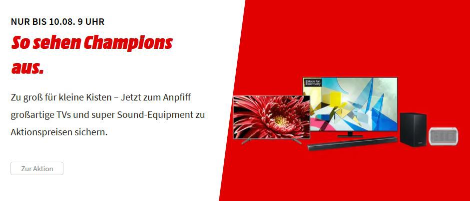 Media Markt TV & Audio Aktion   z.B. LG 65UM7000 65 Zoll UHD smart TV für 486,17€ (statt 615€)