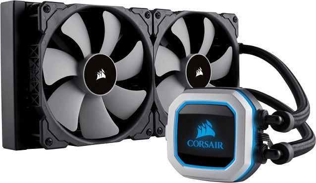 Corsair H115i PRO 280 mm Radiator Wasserkühler RGB-Beleuchtung für