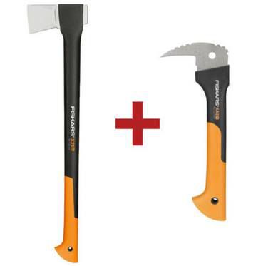 Fiskars Wood Set Spaltaxt X21 + Sappie XA2 für 49,90€ (statt 75€)