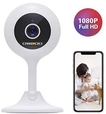 OSWOO 1080p WLAN Überwachungskamera für 14,99€ (statt 22€)