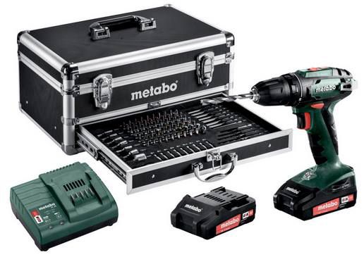 Metabo 18V Akku Bohrschrauber BS 18 Set inkl. 2x 2,0 Ah Akku & Koffer mit Zubehör für 139,41€ (statt 158€)