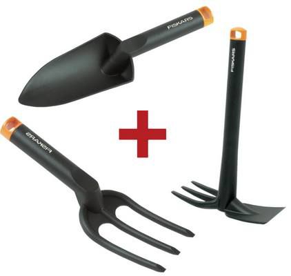 Fiskars 3tlg Pflanzenset bestehen aus Blumenkelle, Pflanzgabel & Kombihacke für 19,90€ (statt 25€)