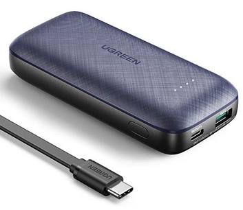 UGREEN 18W USB C Powerbank mit 10.000mAh & QC 3.0 für 12,99€ (statt 19€)