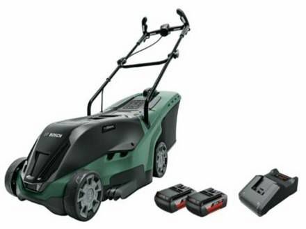 Bosch 36V Akku Rasenmäher Universal Rotak 36 560 + 2 x Akku 2.0Ah für 326,79€ (statt 370€)