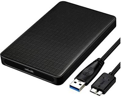 EasyULT 2.5 Zoll USB 3.0 Festplattengehäuse inkl. Kabel für 6,59€   Prime