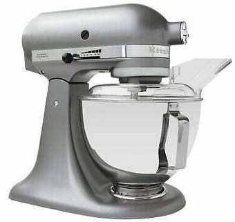 KitchenAid 5KSM45ESL Küchenmaschine (4,3L) für 242,10€ (statt neu 293€)   refurbished