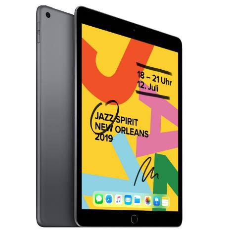 Apple iPad (2019) 128GB WiFi in Schwarz oder Gold für je 413,10€ (statt 439€)