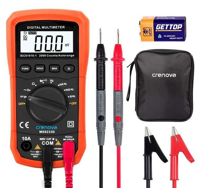 Crenova MS8233D Digital Multimeter für 17,99€ (statt 25€) Prime