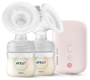 Philips Avent elektrische Doppelmilchpumpe SCF397/11 für 125,99€ (statt 157€)