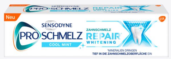 Sensodyne Pro Schmelz Zahnschmelz Repair Whitening gratis ausprobieren