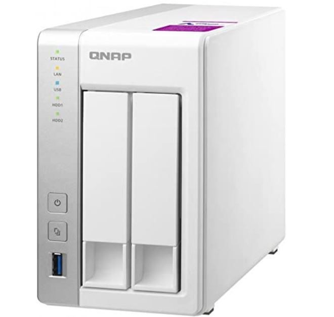 QNAP Systems TS 231P2 4G NAS 2 Slots ohne Platten für 238,91€ (statt 296€)