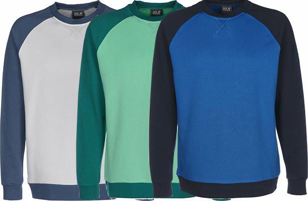 Jack Wolfskin 365 CREW M Pullover in 3 Farben für je 37,02€ (statt 46€)