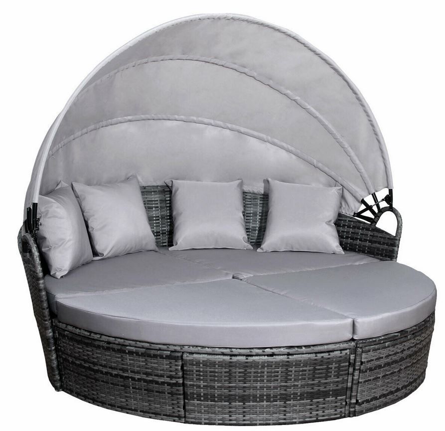 SVITA Savannah PolyRattan Sonneninsel für 309,95€ (statt 369€)