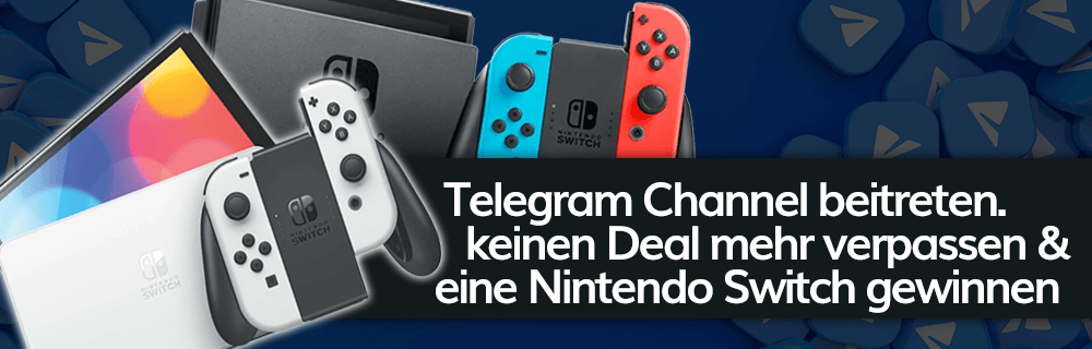 🔥 Telegram Gewinnspiel: wir verlosen eine Nintendo Switch OLED, eine Nintendo Switch und Amazon Gutscheine