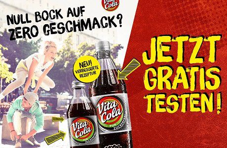 VITA COLA Pur zuckerfrei kostenlos ausprobieren