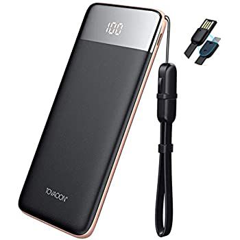 TOVAOON C1   10.000mAh Powerbank mit LED Display & 4 Ports für 12,90€ (statt 26€)