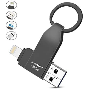 4in1 V Start 128GB USB Stick für iPhone, PC, Smartphone & mehr für 23,99€ (statt 48€)