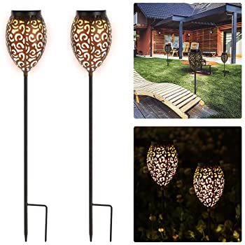 2er Pack: Görvitor LED Solarleuchten (69cm) für 19,99€ (statt 38€)